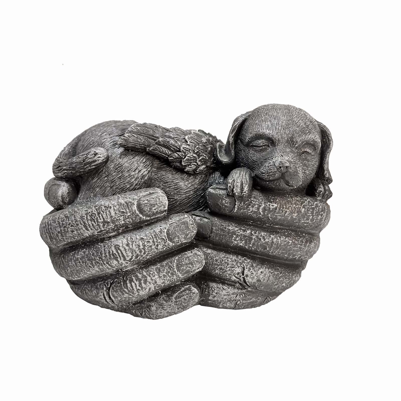 Ooooknpc Pet Angel Dog Memorial Statue Loss Sympathy Gift Rainbow