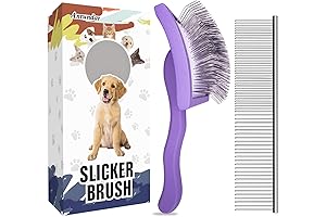 Goldendoodle Brush - Dog Slicker Brush for Golden Doodles, Labradoodles & Poodles