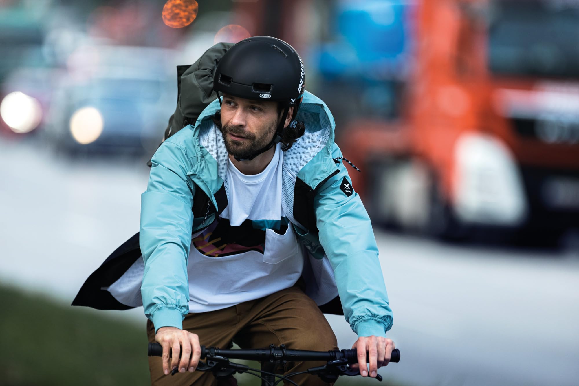ABUS Casque de Ville Skurb - Casque de Vélo Robuste pour Quotidien, Skate, BMX, Longboard