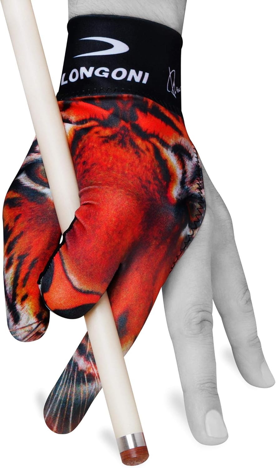 LONGONI Billiard POOL CUE GLOVE Tiger for Left hand