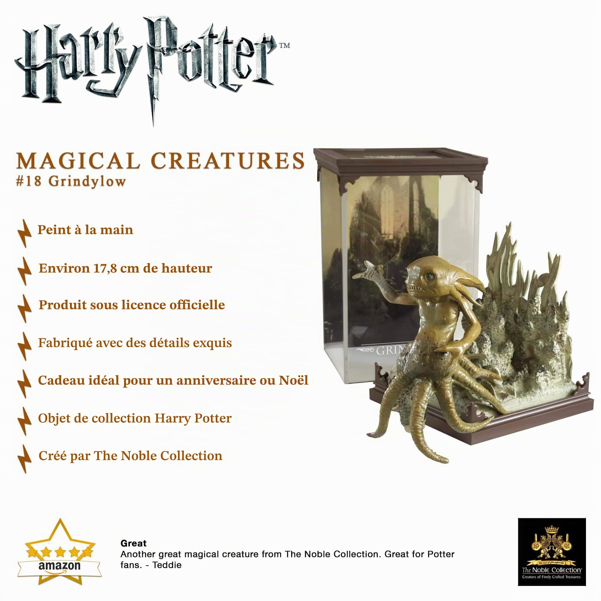 The Noble Collection Harry Potter: Magical Creatures Grindylow