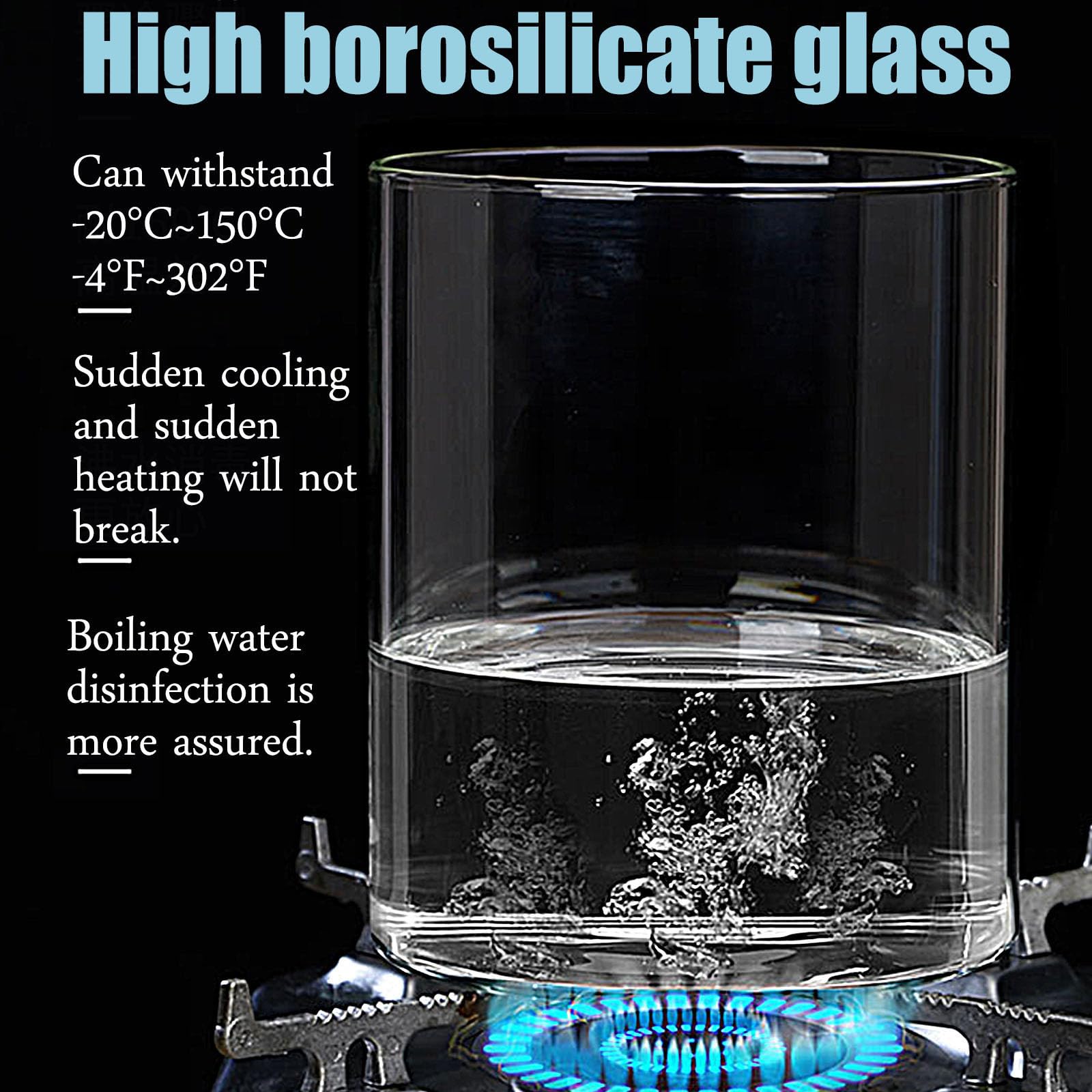 Getränkespender,Glaskaraffe,Glaskrug Mit Zapfhahn aus Edelstahl Und Deckel Aus,Wasserspender Saftspender Limonadenspender Glasbehälter für Getränke,Faucet +Base,11L