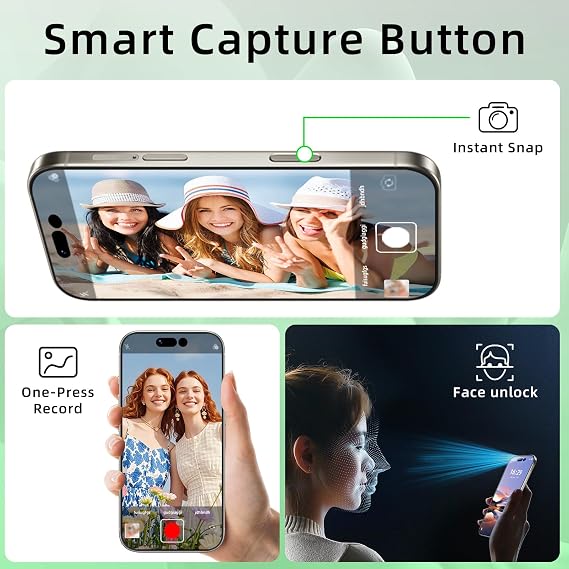 A16 Pro Ma x 5G Unlocked Cell Phone,16GB+512GB Android Phone,108 Zoom Camera, 6800 mAh Battey, Android 16 Smartphone, 6.9 HD Screen, Dual SIM, Face ID, GPS-Grey
