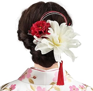 バドフラワー 髪飾り 浴衣 髪飾り ドライフラワー 水引と金箔 成人式 卒業式 金箔 和装 振袖 結婚式