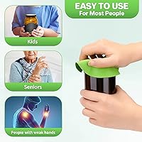 Vista 4 de Leezmark 6 piezas de almohadillas de agarre para abridor de tarros, agarraderas de goma multifunción para abridor de tarros para personas mayores