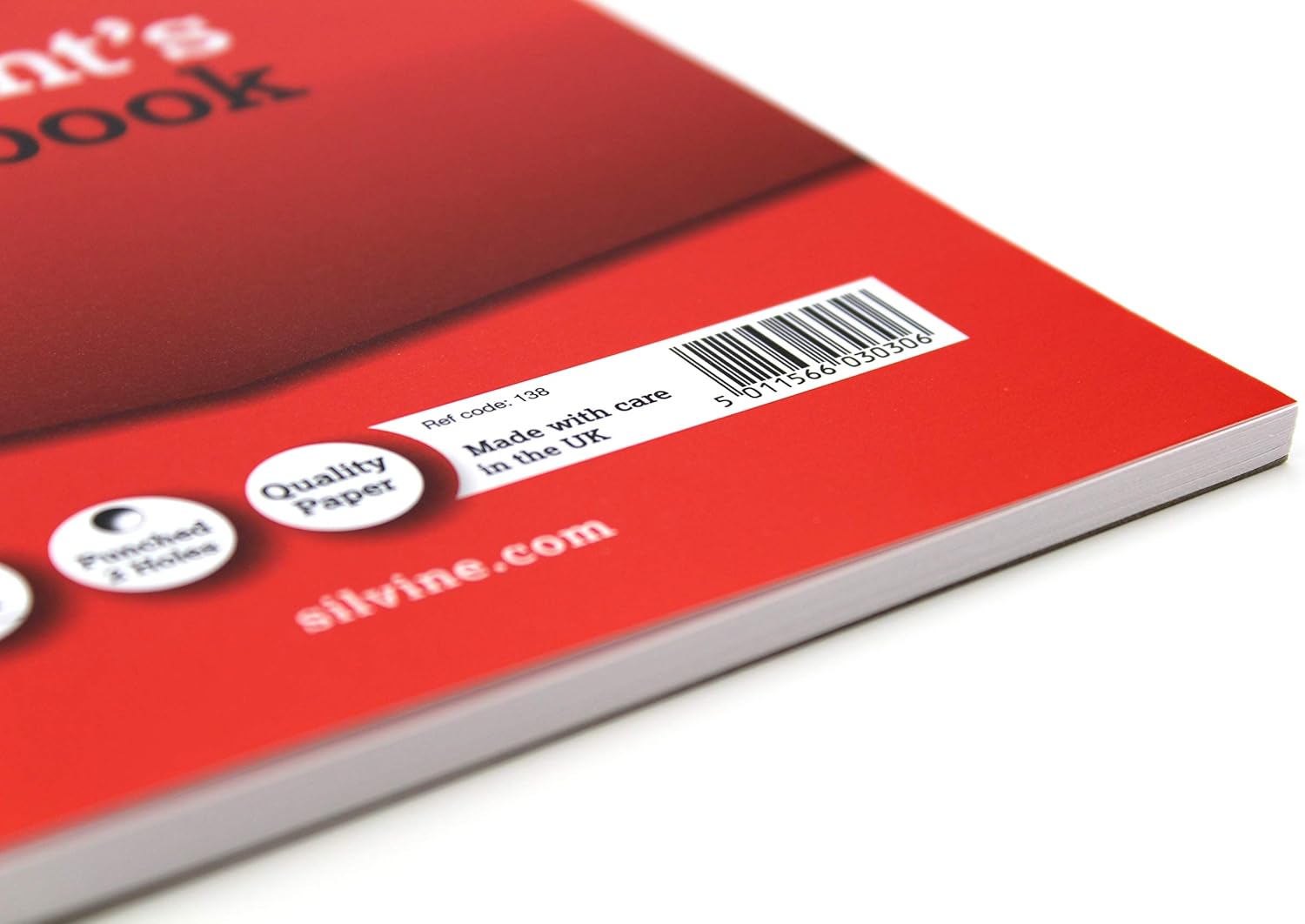 Silvine 8x6" Twin Wire Student's Notebook. 120 Pages Ruled 6mm Feint [Pack of 12]