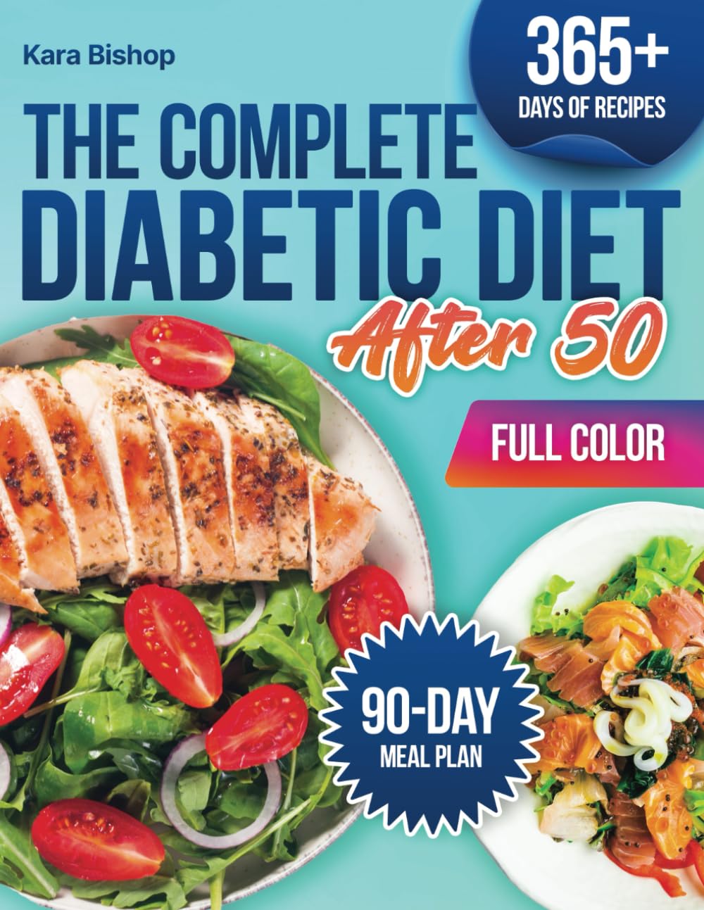 The Complete Diabetic Diet After 50: A Guide with Easy Low-Carb Recipes & a 90-Day Meal Plan to Help You Stabilize Blood Sugar, Boost Energy & Enjoy