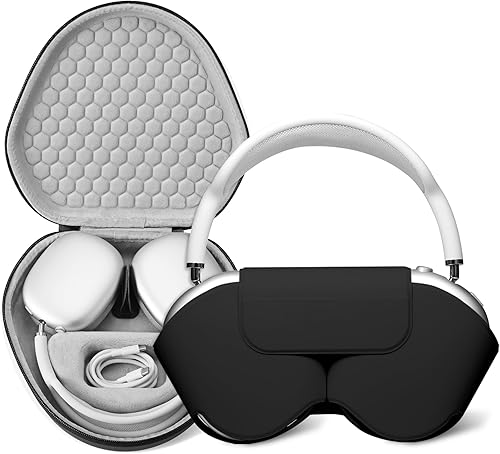Miniatura 17 de Maxjoy para Apple Airpods Max Funda Inteligente, Funda Protectora de Cuero PU Suave Accesorios para Airpod Max con Modo de Suspensión, Funda de