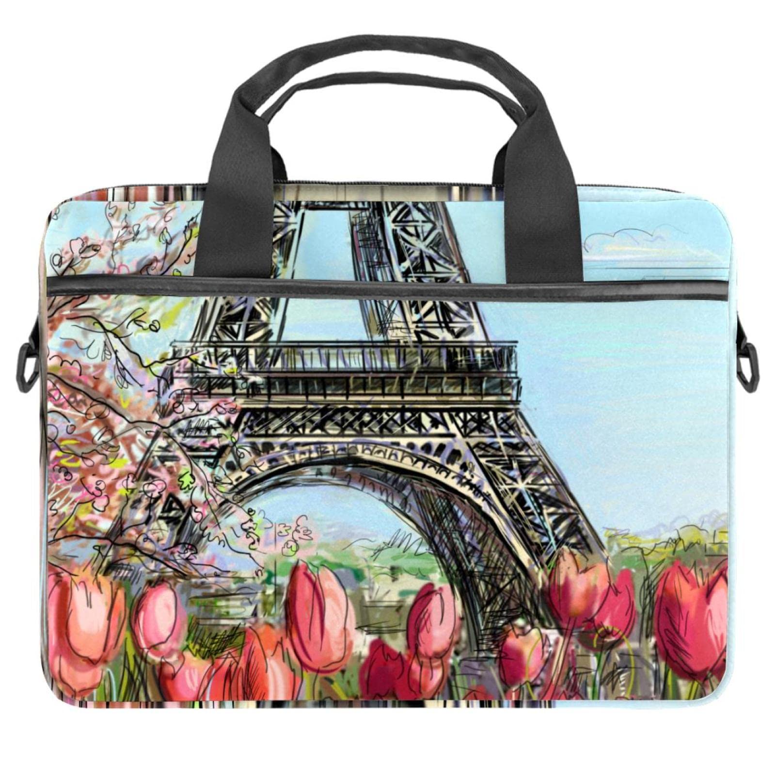 Sacoche portable 13-14.5 pouces Rosy léopard multicolore - 7