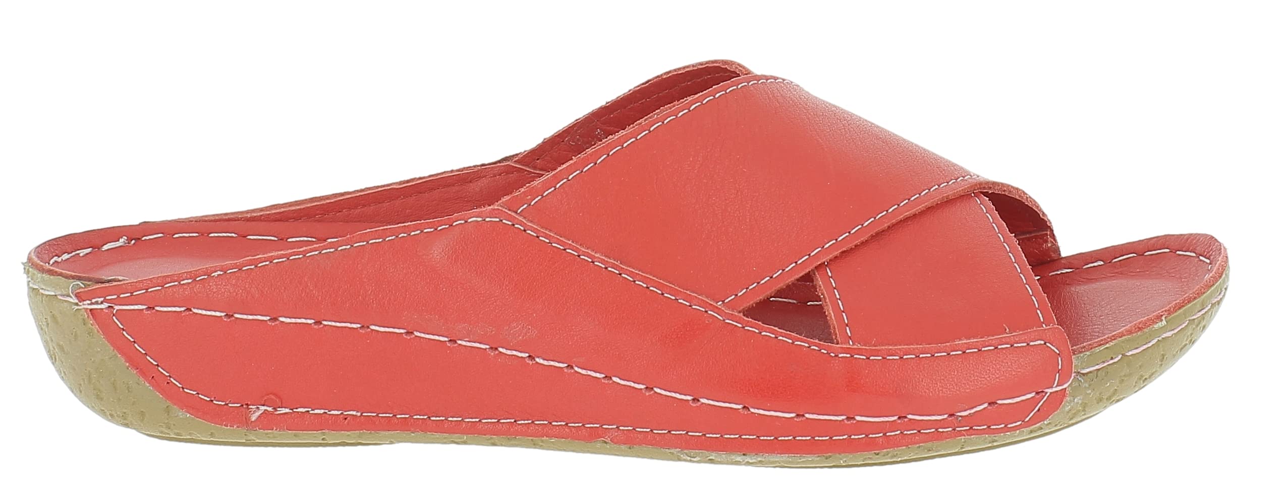Andrea Conti Women's Mules, red, 9.5 UK