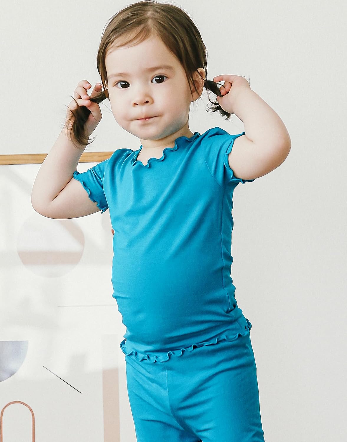 VAENAIT BABY Kids Sleepwear Pajamas Short Soft Cool Summer Viscose Pjs 2pcs Set
