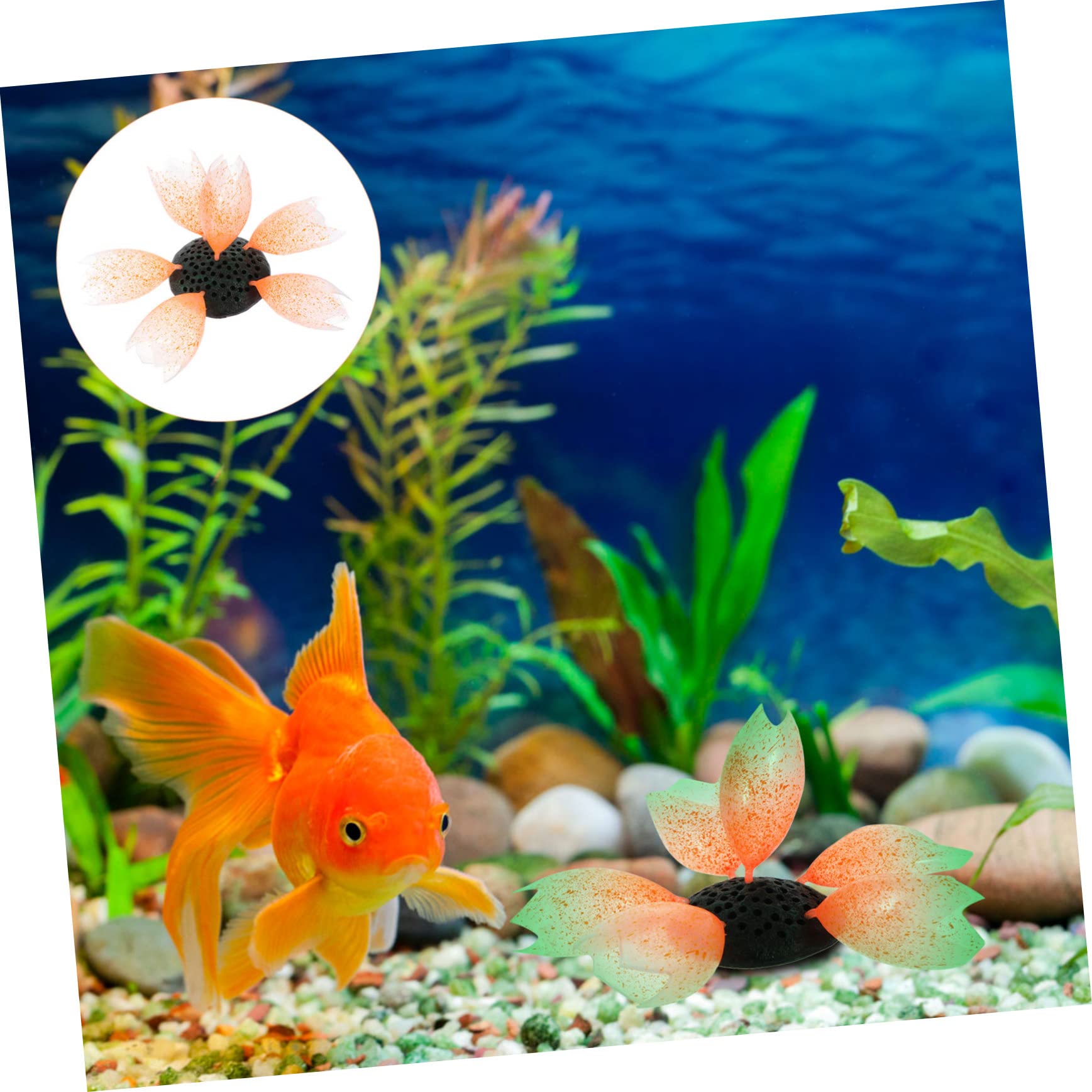 Toddmomy 3piezas Coral Artificial De Brillante para Decoración De Acuarios y Peceras Adorno Acuático para Paisajismo Subacuático y Establecimiento Natural