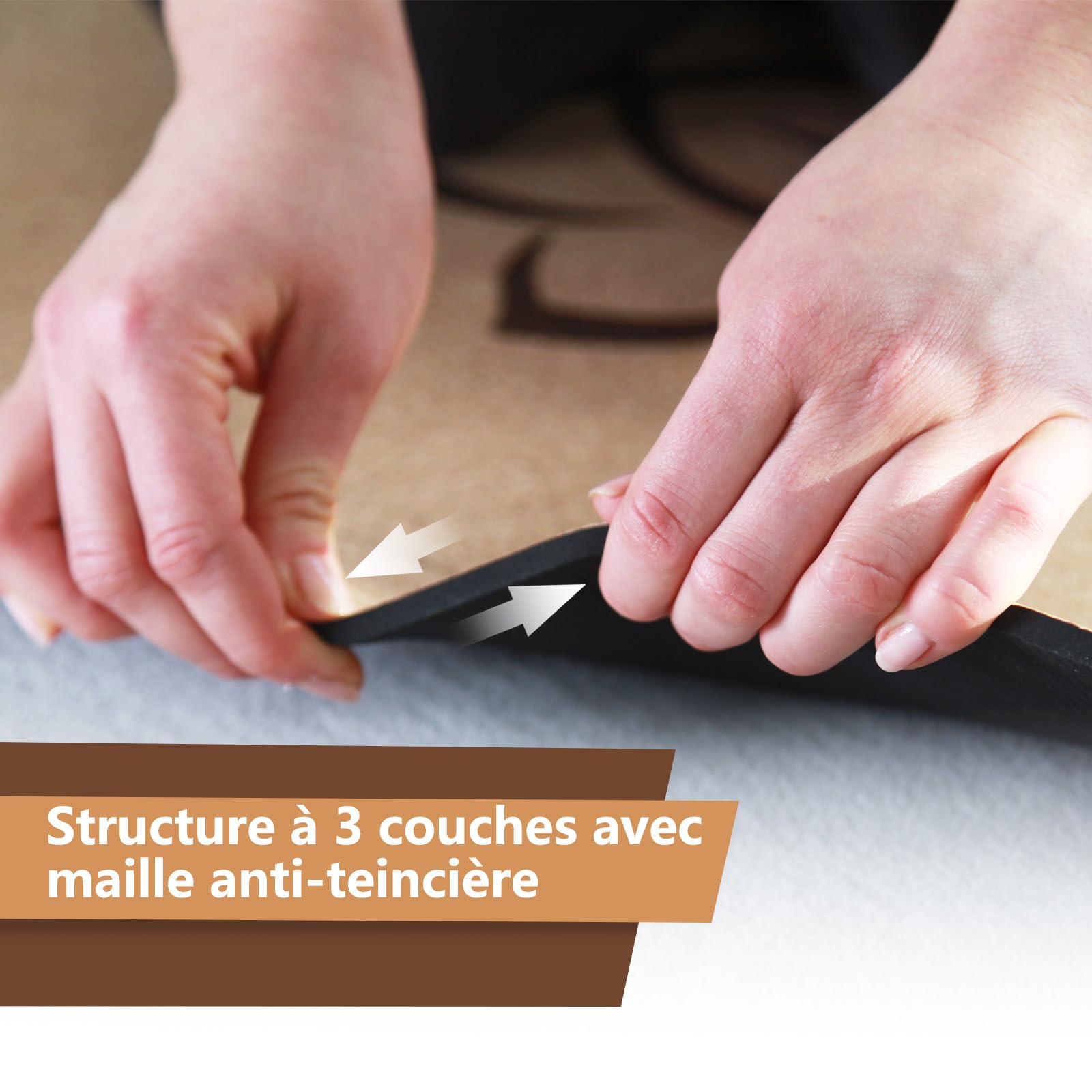 DH FitLife Tapis de yoga en liège et TPE, mat 183 x 61 x 0,6 cm, tapis de fitness, antidérapant et respectueux de l'environnement, tapis de sport naturel autonettoyant