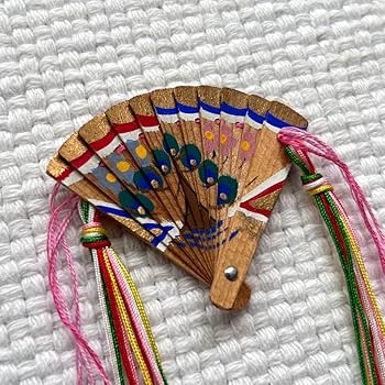 檜扇 扇子 鳳凰 正絹紐　雛道具 雛人形 雛祭り ひなまつり 檜扇 扇子 鳳凰 正絹紐 雛道具 雛人形 雛祭り ひなまつり ひなまつり