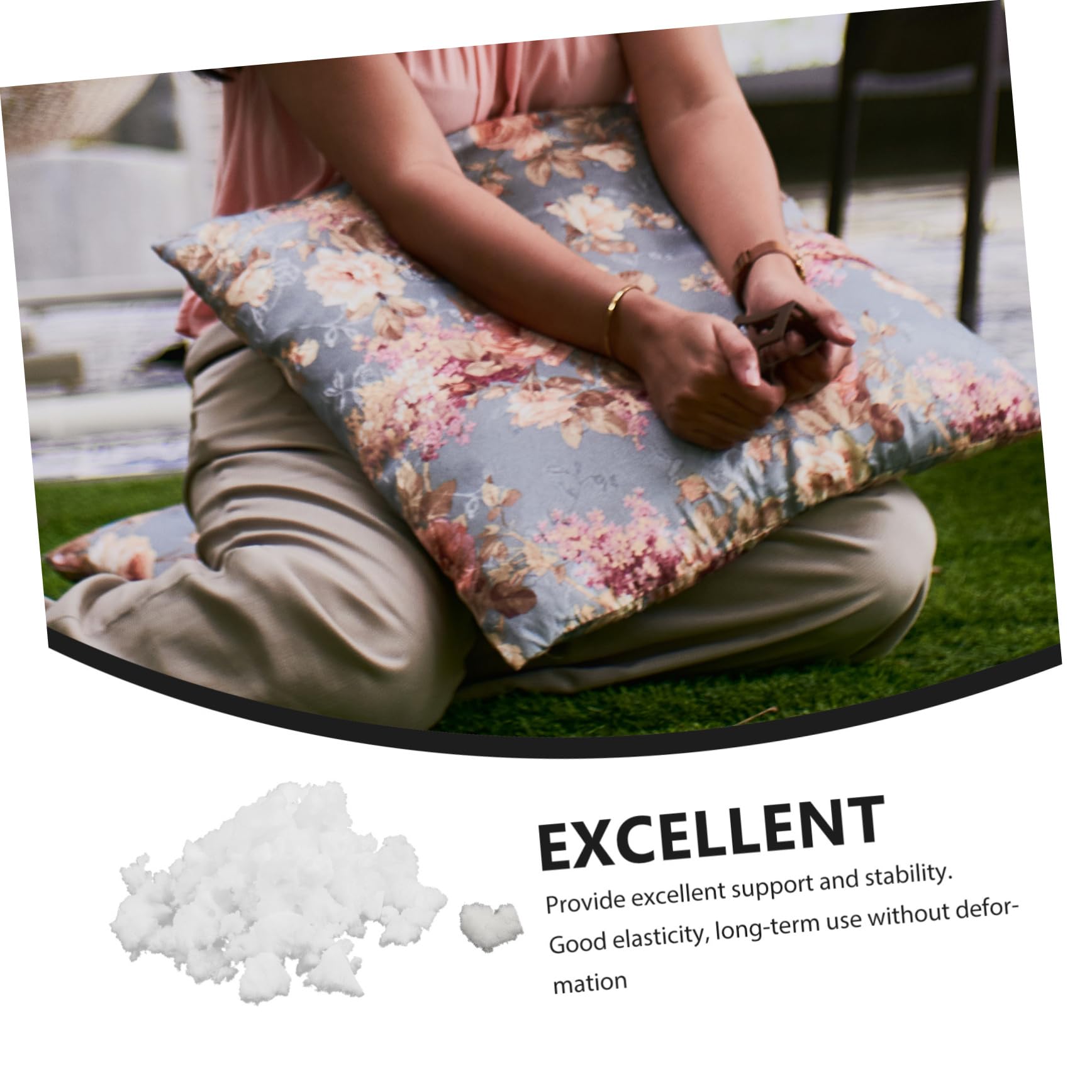Levemolo Cushion Filler Memory Foam Shredded Bean Bag Padding Couch Pillow Stuffs Sofa Pillow Filling