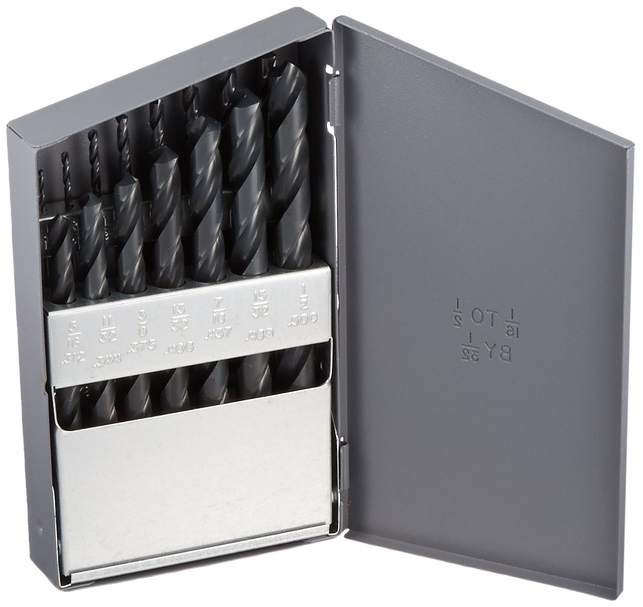 CLE-LINE C21109 Jobber Drill Set,15 PC,HSS,118 Deg