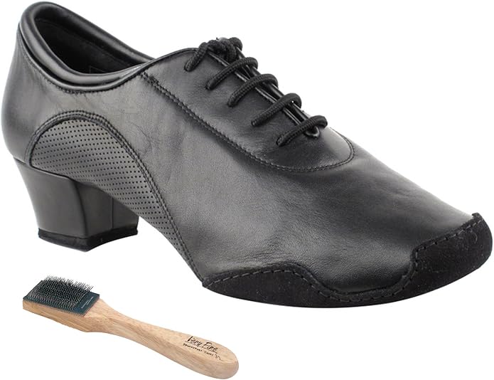 Very Fine Men Ballroom Dance Shoes EKMCD9320 Black Leather