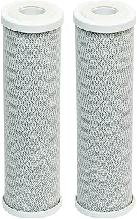 CFS 2.5"x10" 5 Micron Carbon Block Sediment Water Filter Replacement Cartridge Compatible For Whole House Filtration Systems - AO-WH-PRE-RC2 (2)