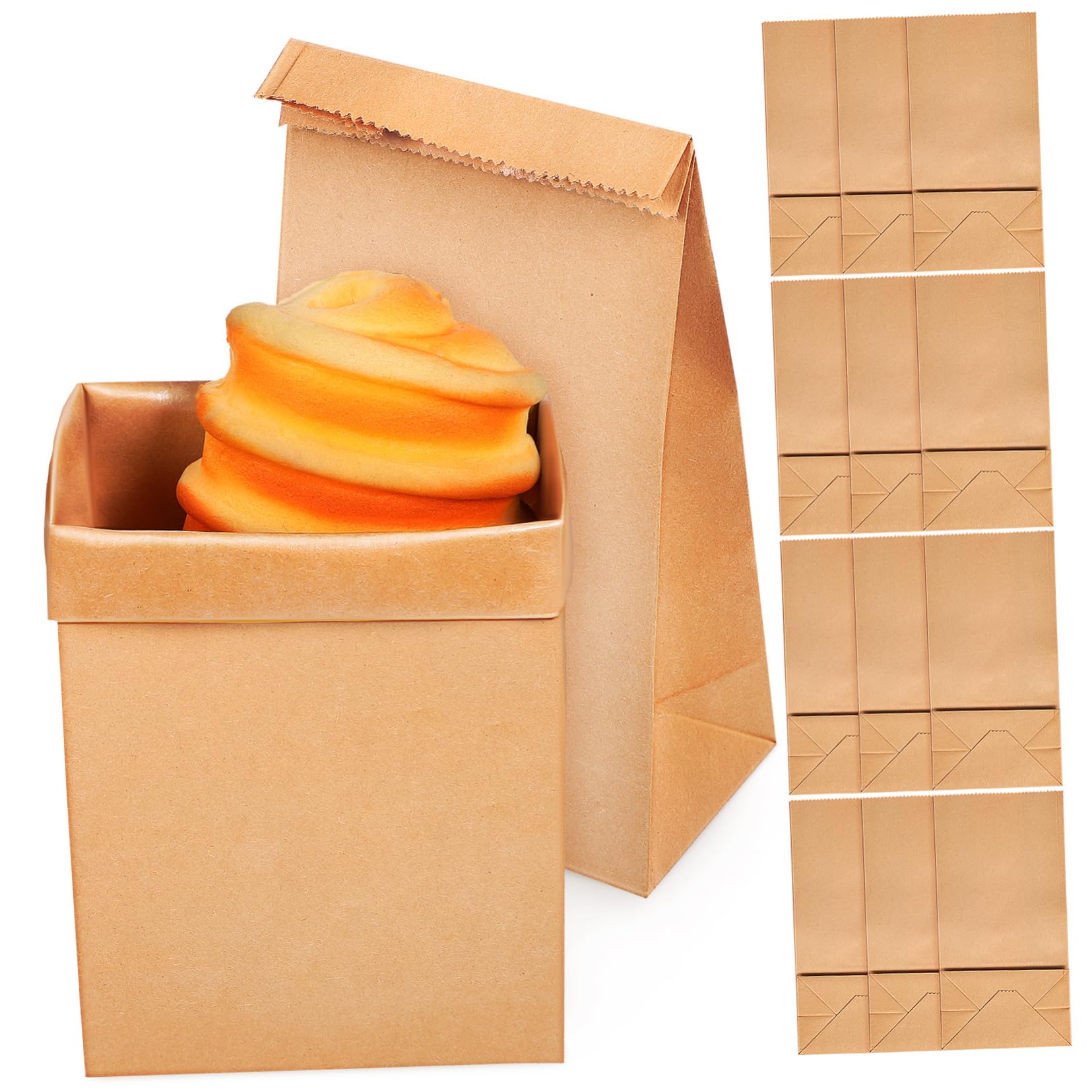 Bolsas de papel kraft ecológicas Beavorty de alta densidad para verduras y pan