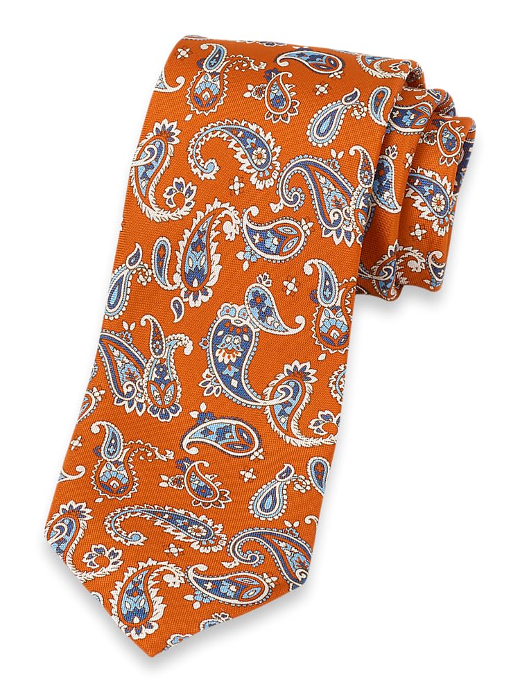 Paul FredrickMen's Paisley Woven Silk Tie