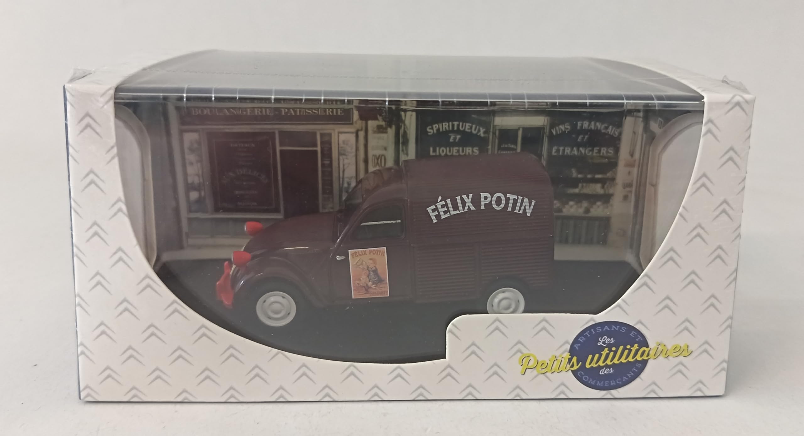 OPO 10 - Voiture Miniature 1/43 Compatible avec Citroën Fourgonnette 2CV Félix Potin - FP402 - 4