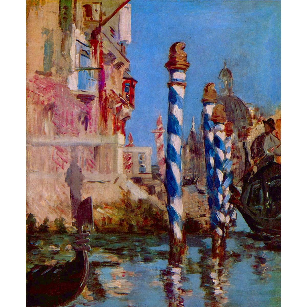 Impression haute définition Manet Venise grand tableau salon