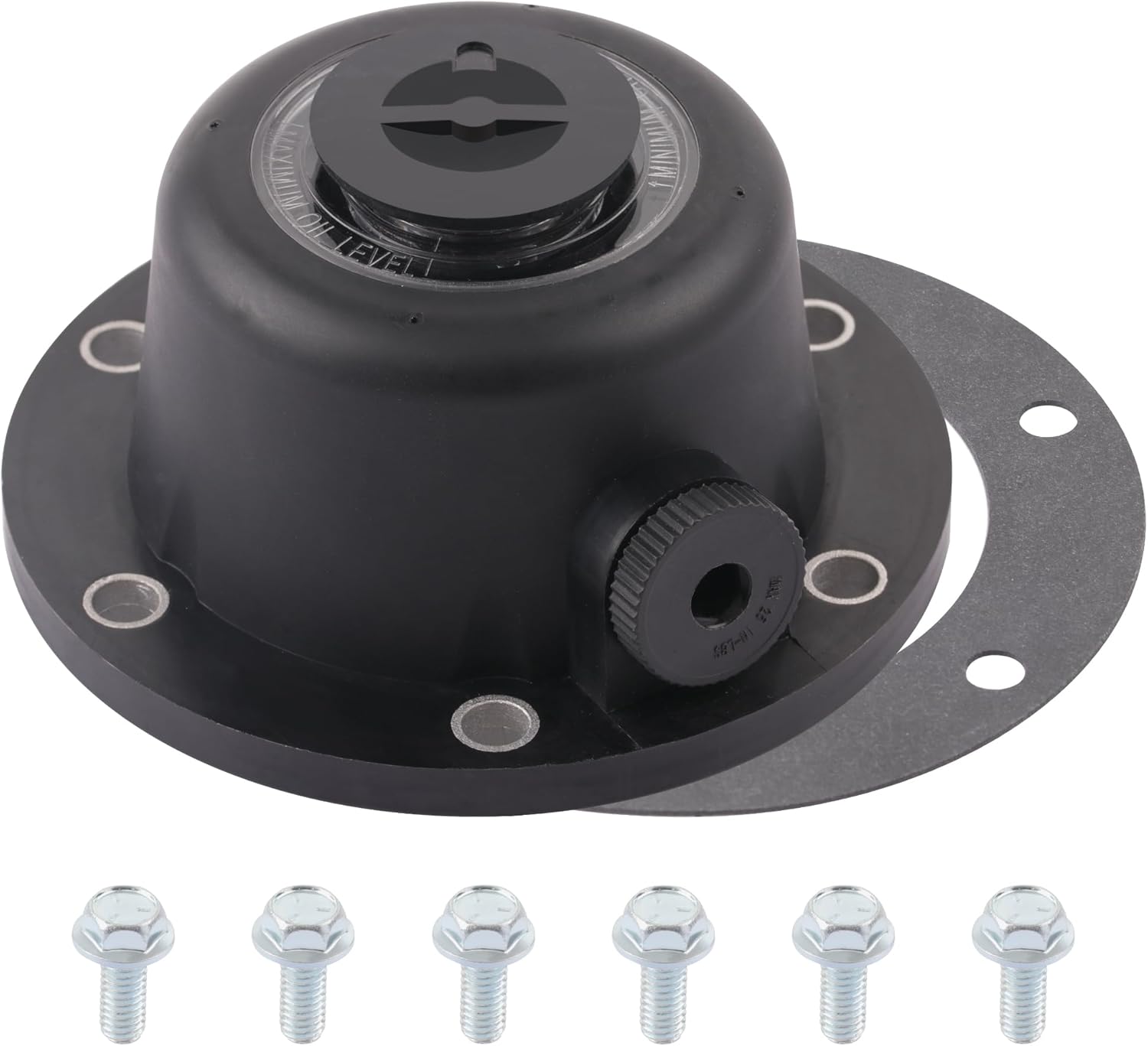 Hub Cap 3434024 Aluminum Hubcaps for Trailer Axle with Extra 4 Rubber Plugs and Gaskets Replaces Stemco 343-4024(Pack of 4)