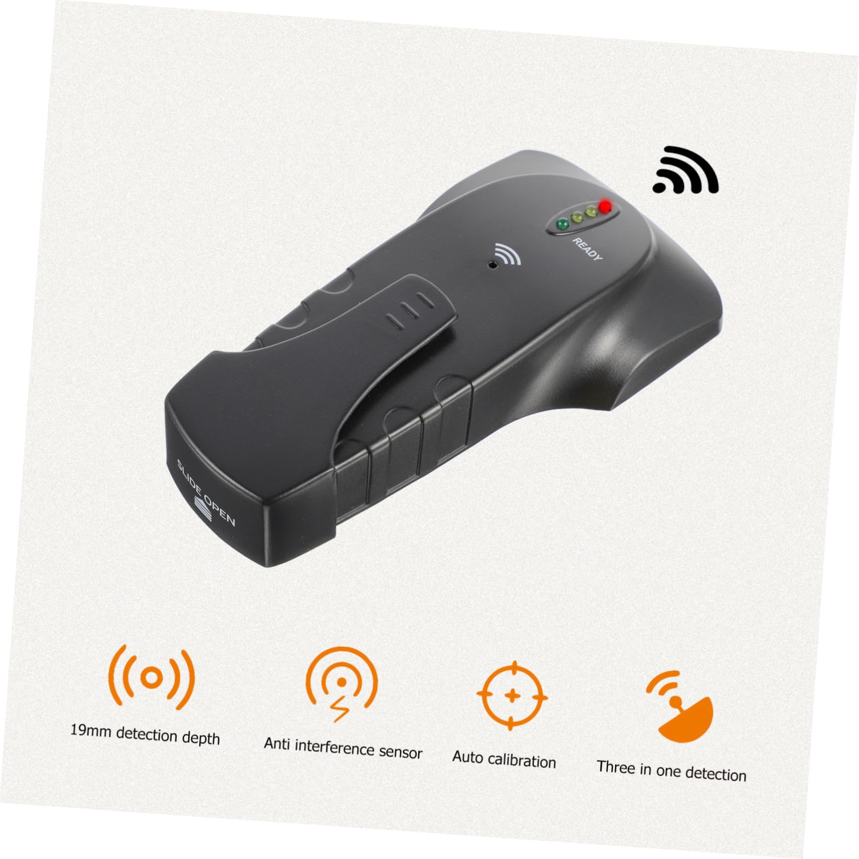 Uonlytech 2pièces Détecteur De Mur Avec Lumière Led Et Sonore Scanner De Métaux Pour Détection De Montants Et Pour Peints Et Plafonds Acoustiques
