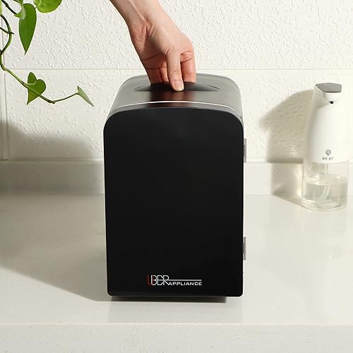 Miniatura 9 de Uber Appliance Mini refrigerador para belleza, cuidado de la piel, maquillaje y almacenamiento de cosméticos con pizarra blanca de borrado en seco -