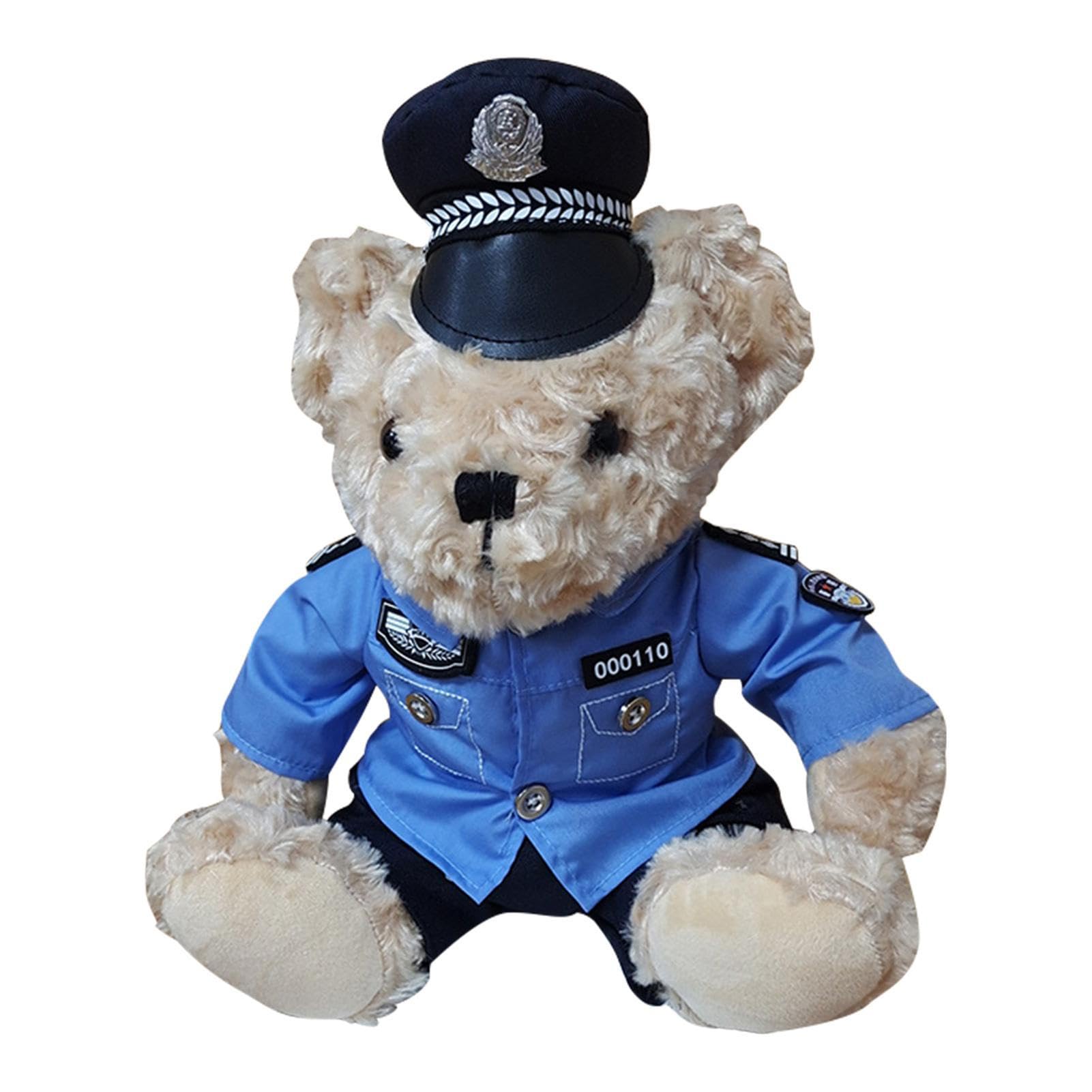 Amazon.co.jp: ポリスベアぬいぐるみ - 装飾的なクマのぬいぐるみ