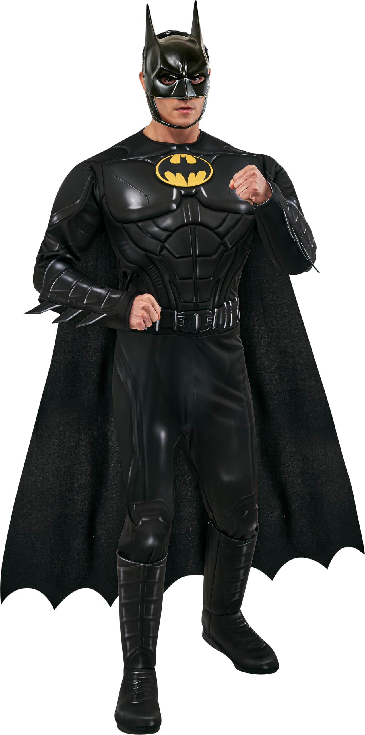 Rubie's Men Dc Comics Flash The Movie Batman (Keaton) Deluxe Costume Adult costume (pack of 1) M As Shown