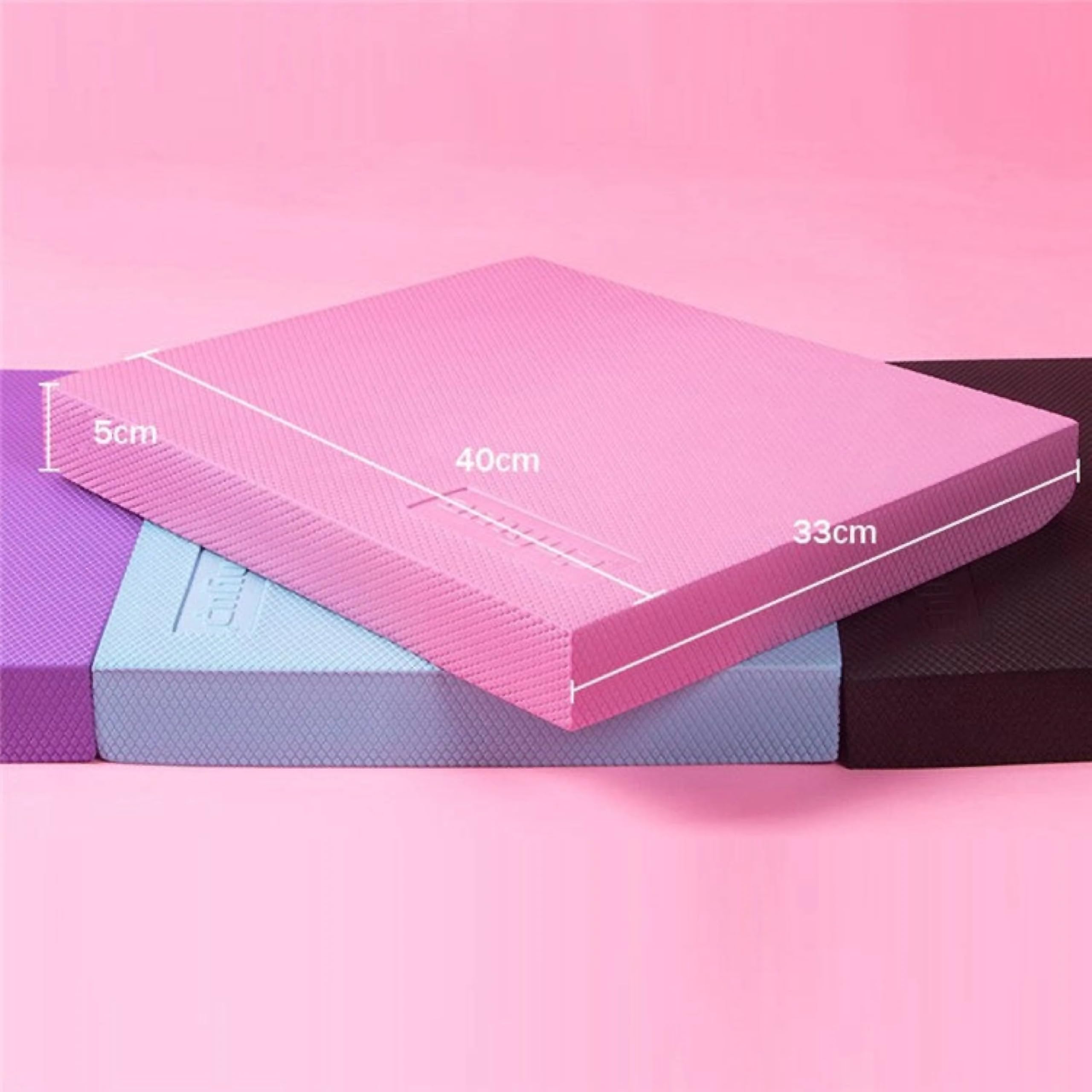 Balance Pad aus TPE, Rutschfeste Gleichgewichtsmatte für Fitness, Yoga & Reha-Training – 40 x 33 x 5 cm Trainingspolster mit Extra-Dämpfung