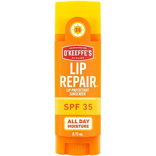 O'Keeffe's Lip Repair SPF 35 Lip Balm - Stick (1 Pack) - Sun-Safe Moisturizer for Extremely Cracked, Dry Lips