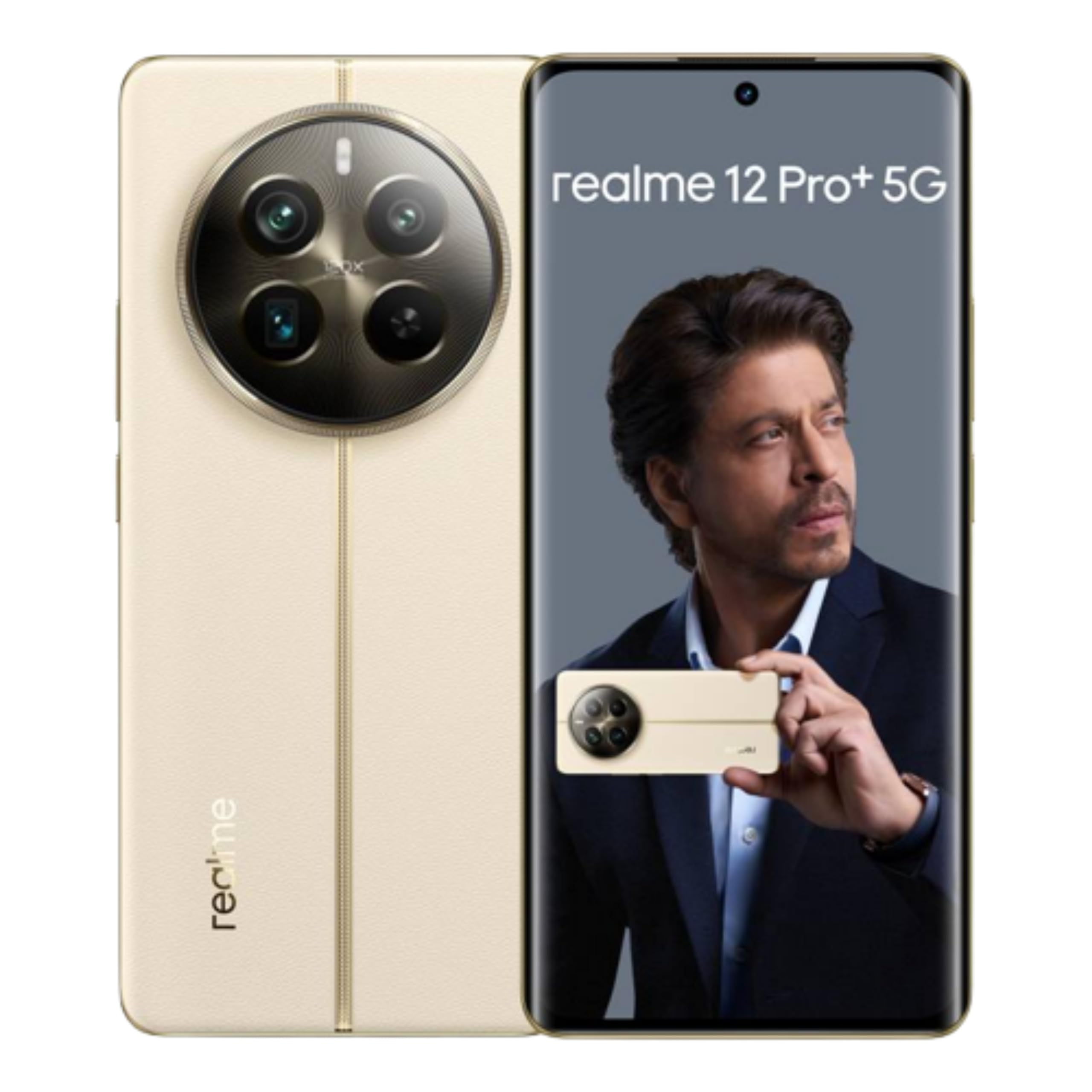 realme 12 Pro+ 5G (Navigator Beige, 8GB RAM, 256GB Storage) | 6.7 