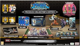 Naruto_Boruto Ultimate Ninja Storm Connections Premium Collector's Edition, PS5, Includes Figurines, Steelbook, Cards, Scroll