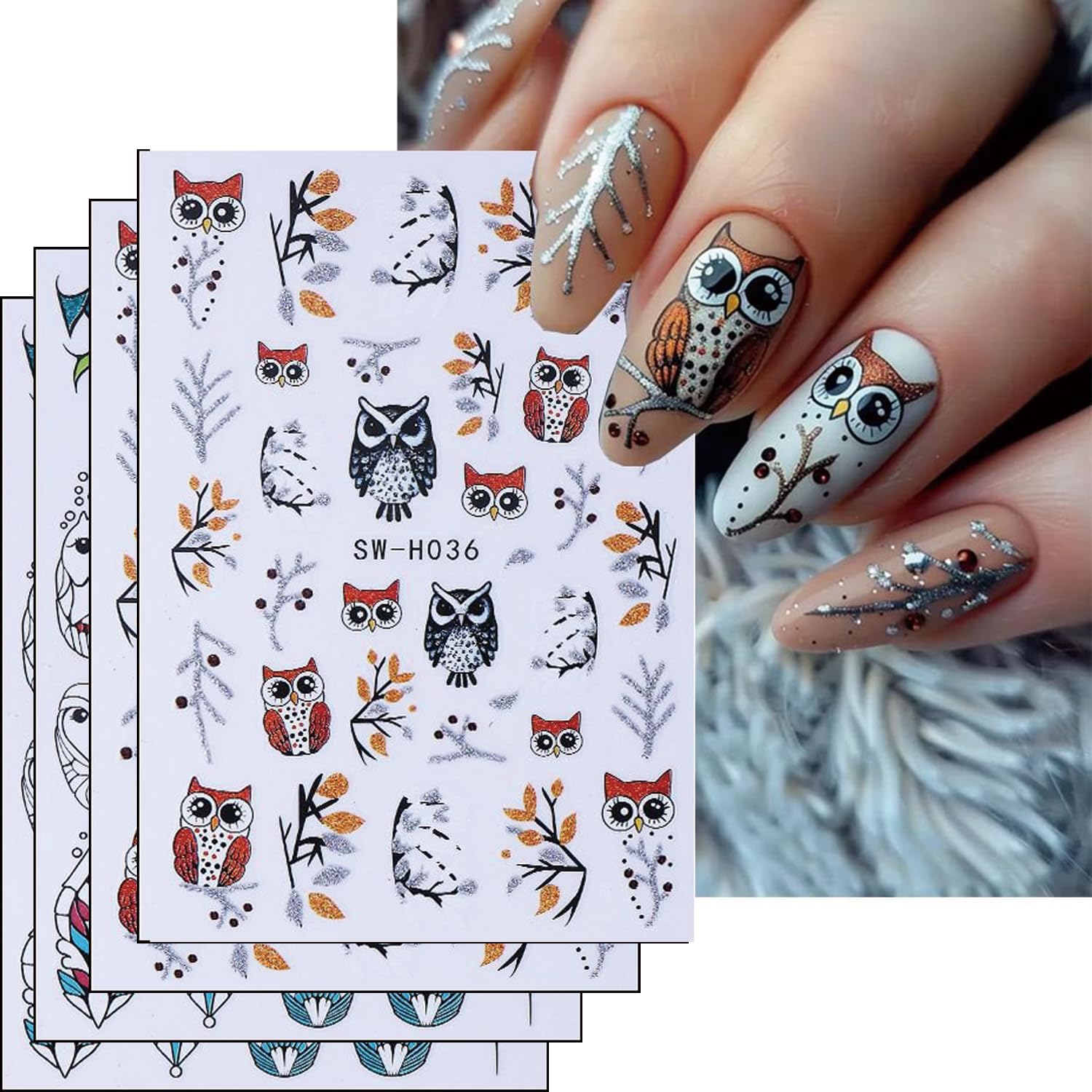 Letter Nail Art Sticker Black White Alphabet Old English Character Stickers Self-Adhesive DIY Big Letters Nail Decals Retro Gothic Nail Stickers for Nail Letter Nail Art Design Nail Decal 4PCS