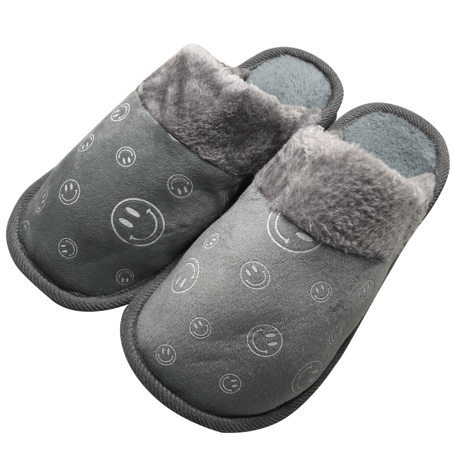 Joda Ghar Warm fur Winter bedroom slipper for Men, Smile Carpet_Grey-45-JD (UK SIZE-9) (B0BNVJHQR8) Amazon Price History, Amazon Price Tracker
