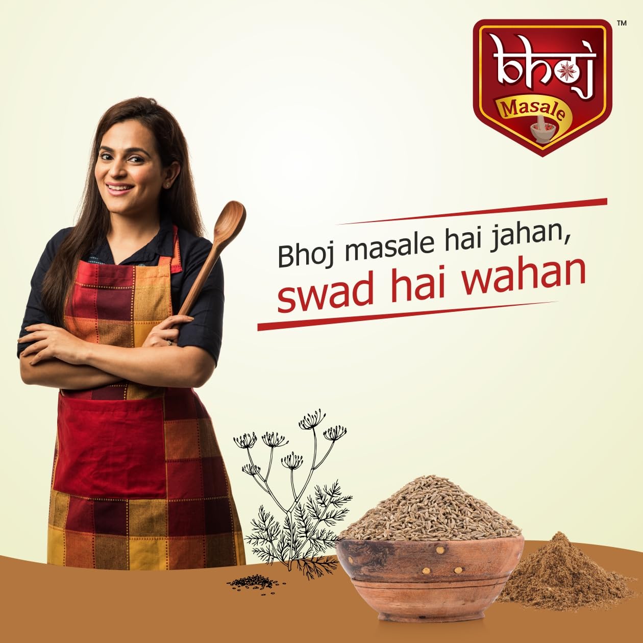 Bhoj Masale Fresh and Natural Roasted Cumin Powder 200GM | Bhuna Jeera Powder | Indian Spice Masala | Zero Additives And Preservatives - Image 3 thumbnail