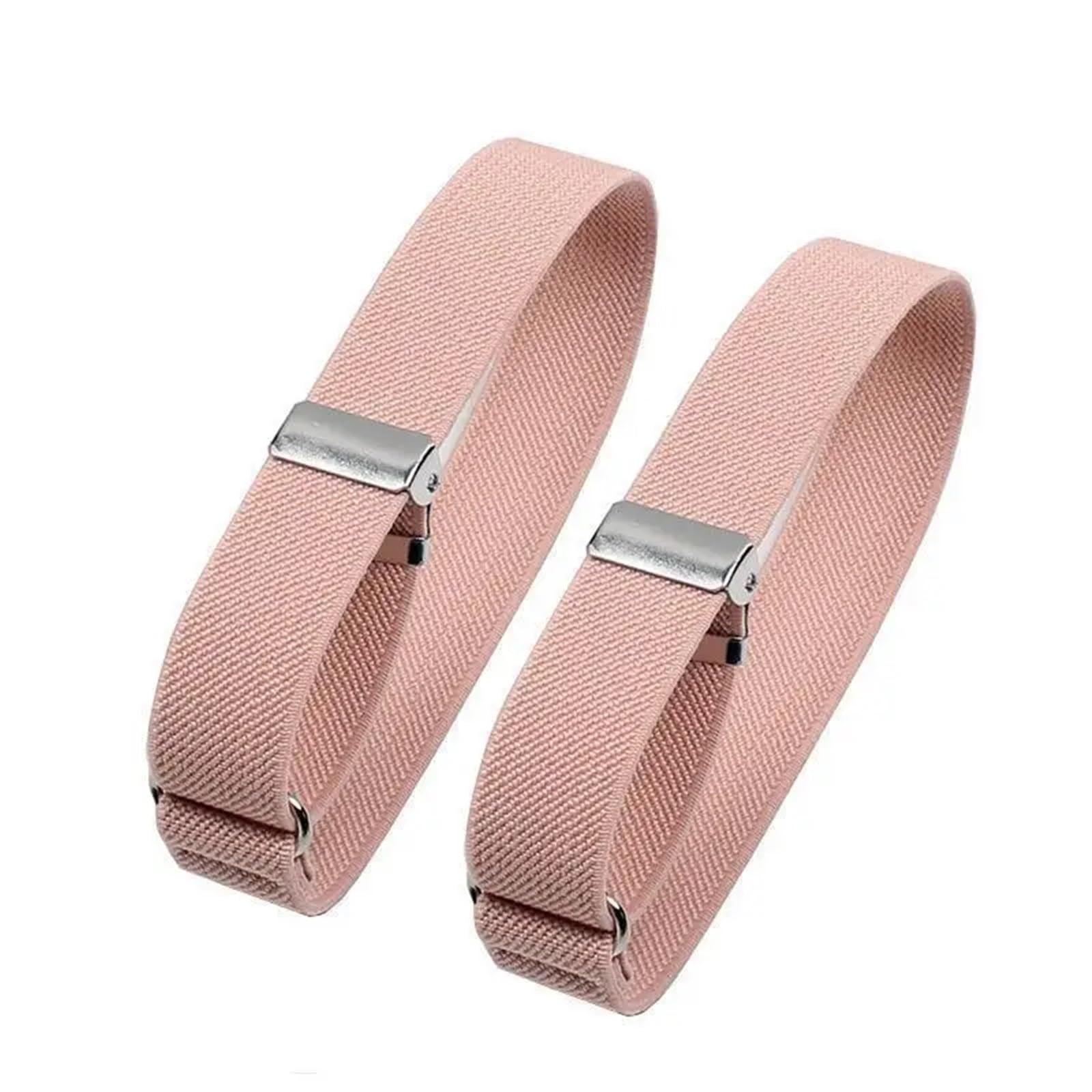Gumka do szycia Podwiązki rękawowe dla kobiet i mężczyzn 20 szt. rękawów Elastyczna opaska na ramię Uchwyt koszulę(Pink)