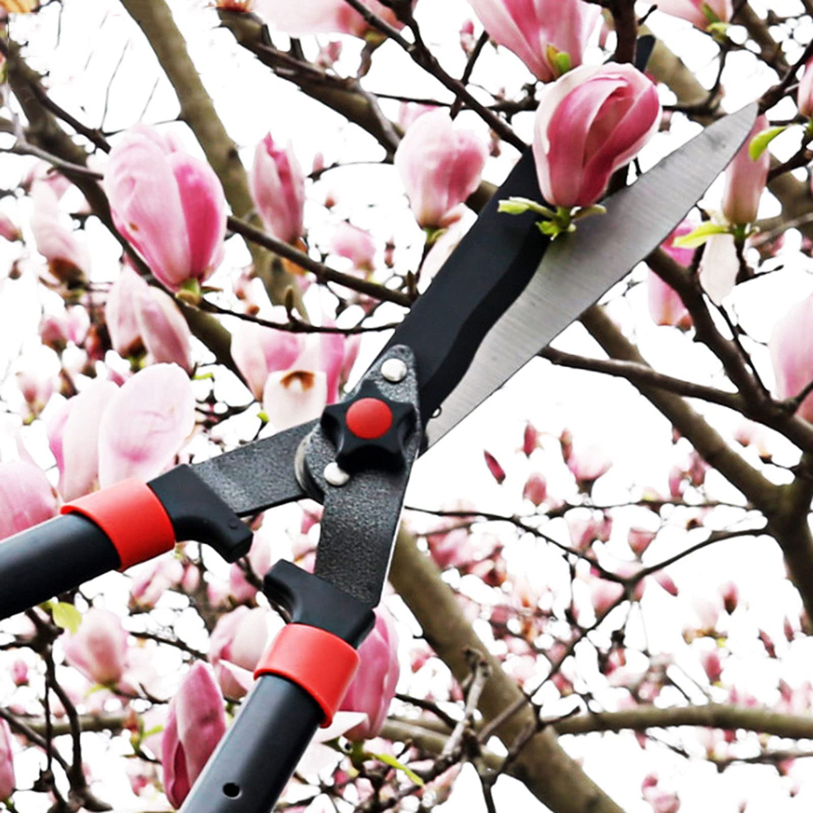 Cisailles À Haies De Jardin Outils De Jardinage, Taille-Haies Cisailles À Haies De Jardin Manuelles De 27 Pouces avec Lame Ondulée en Acier Au Carbone pour Couper Les Buis,