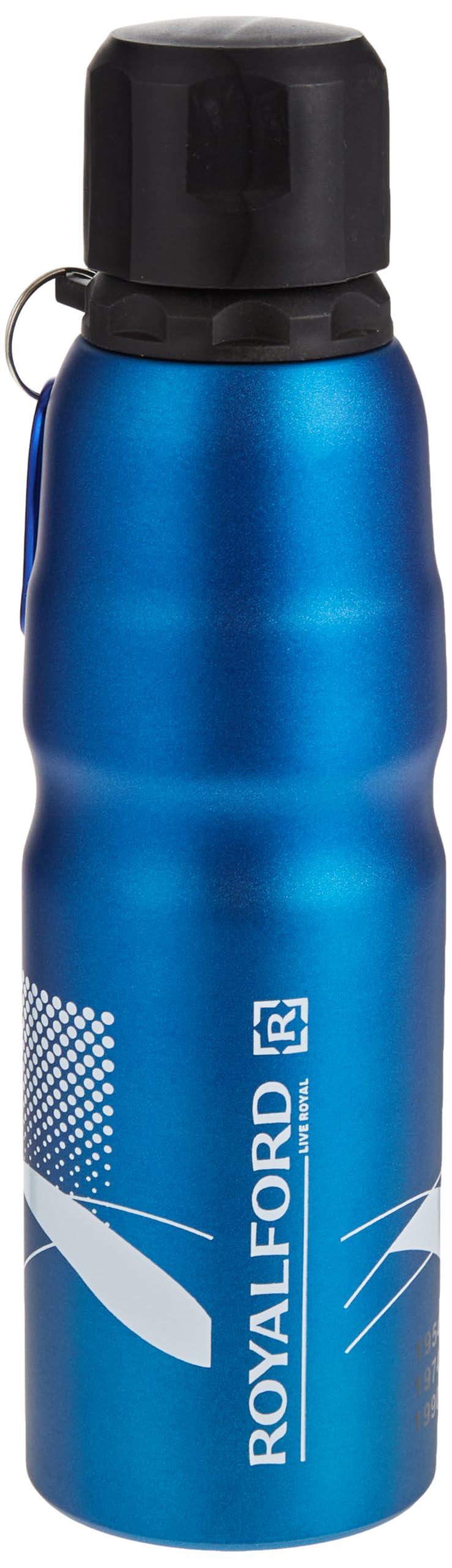 Stainless Steel 750ml Water Bottle - Reusable Water Bottle Wide Mouth with Hanging Clip | Sports Bottle | Perfect while Travelling, Camping, Trekking & More