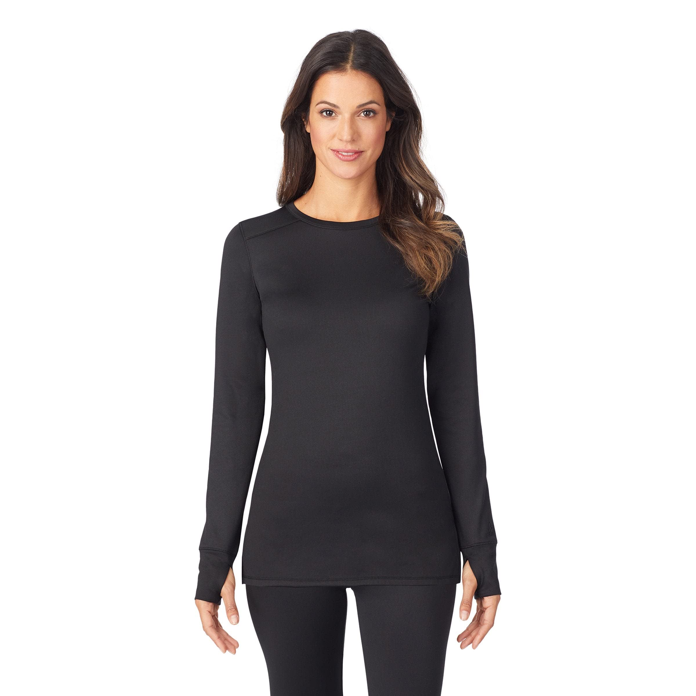 Stretch Thermal Shirt - Long Sleeve - Crew Neck (for Women)