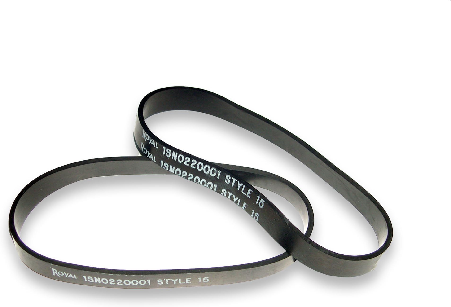 Dirt Devil Royal Vacuum Belt, Pack of 2, Style 15 Dynamite, OEM Authorized, Belt Replacement for Use in Dirt Devil Royal Vacuum Cleaner Models