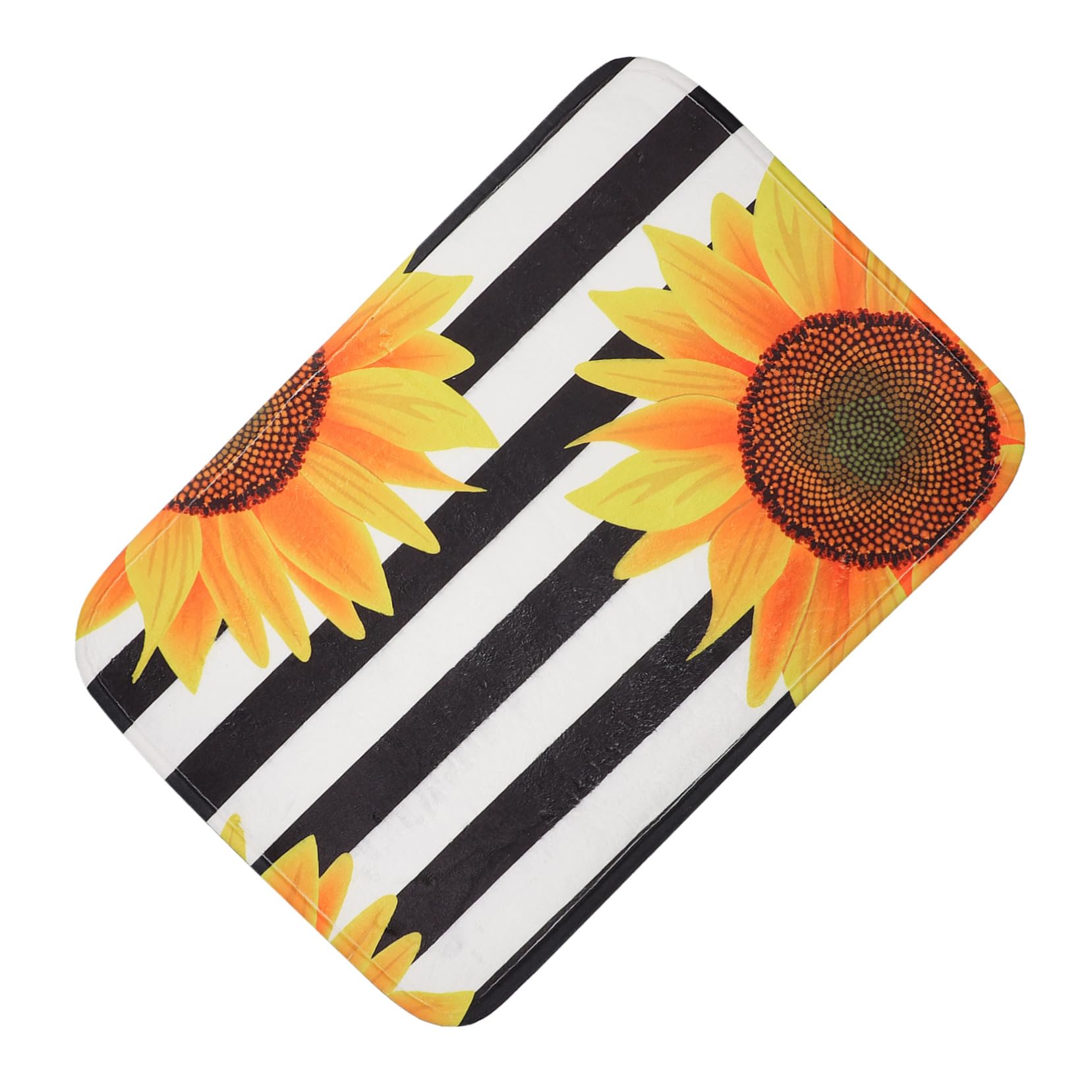 Tapis de cuisine antidérapant 3 pièces noir et blanc élégant par Magiclulu