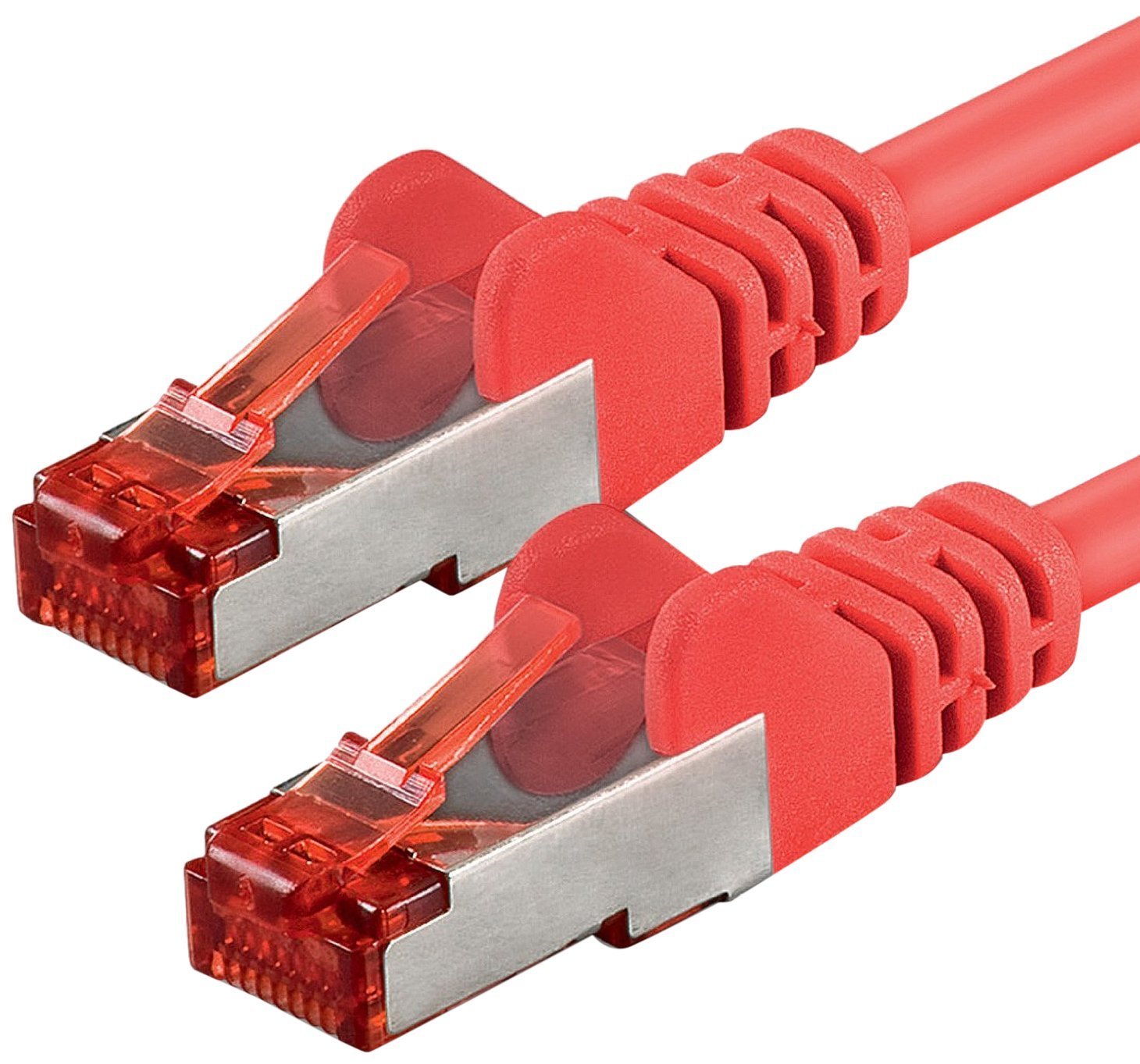1aTTack - Cable de red SFTP PIMF con 2 conectores RJ45 de doble apantallamiento CAT 6 amarillo 30m — view 23