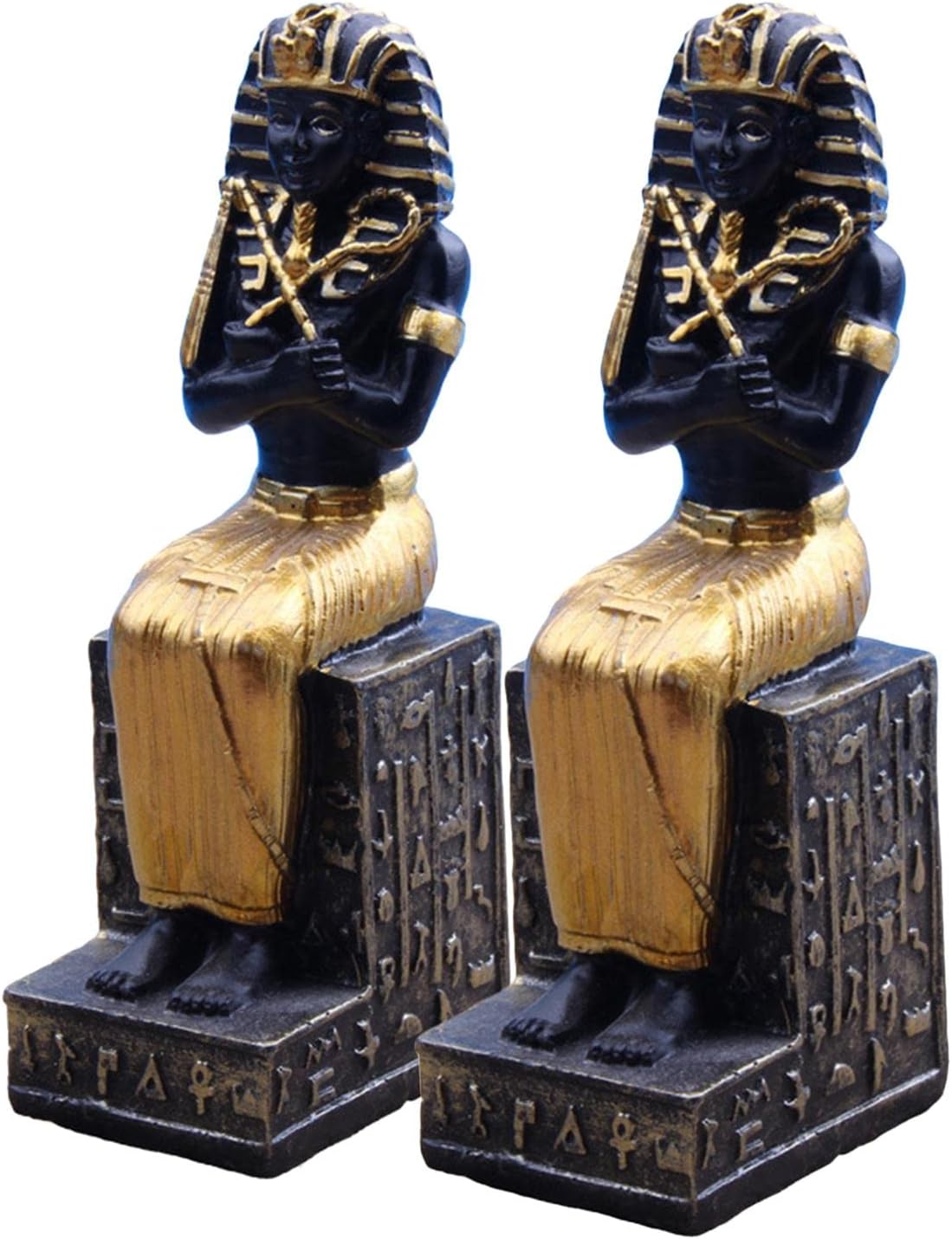 Statue du dieu Horus à tête de faucon égyptien antique (1