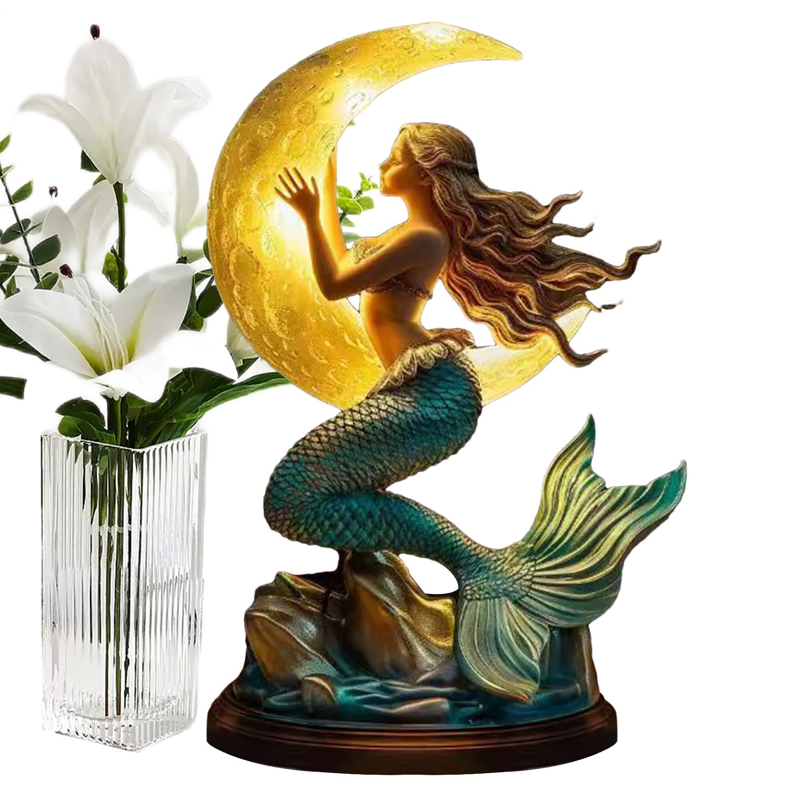Lampe sirène tactile à LED pour chambre d'enfant et décoration de maison - 8