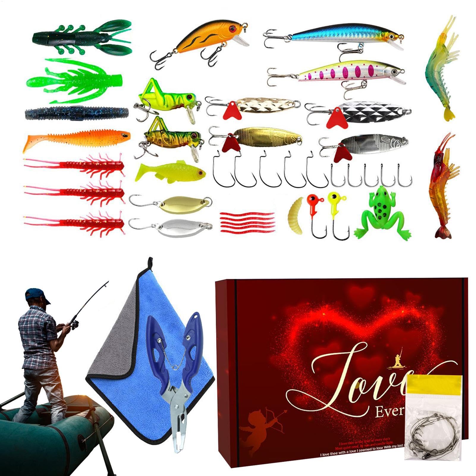 Kit De Leurres De Pêche Ensemble De Leurres Et Équipement De Pêche