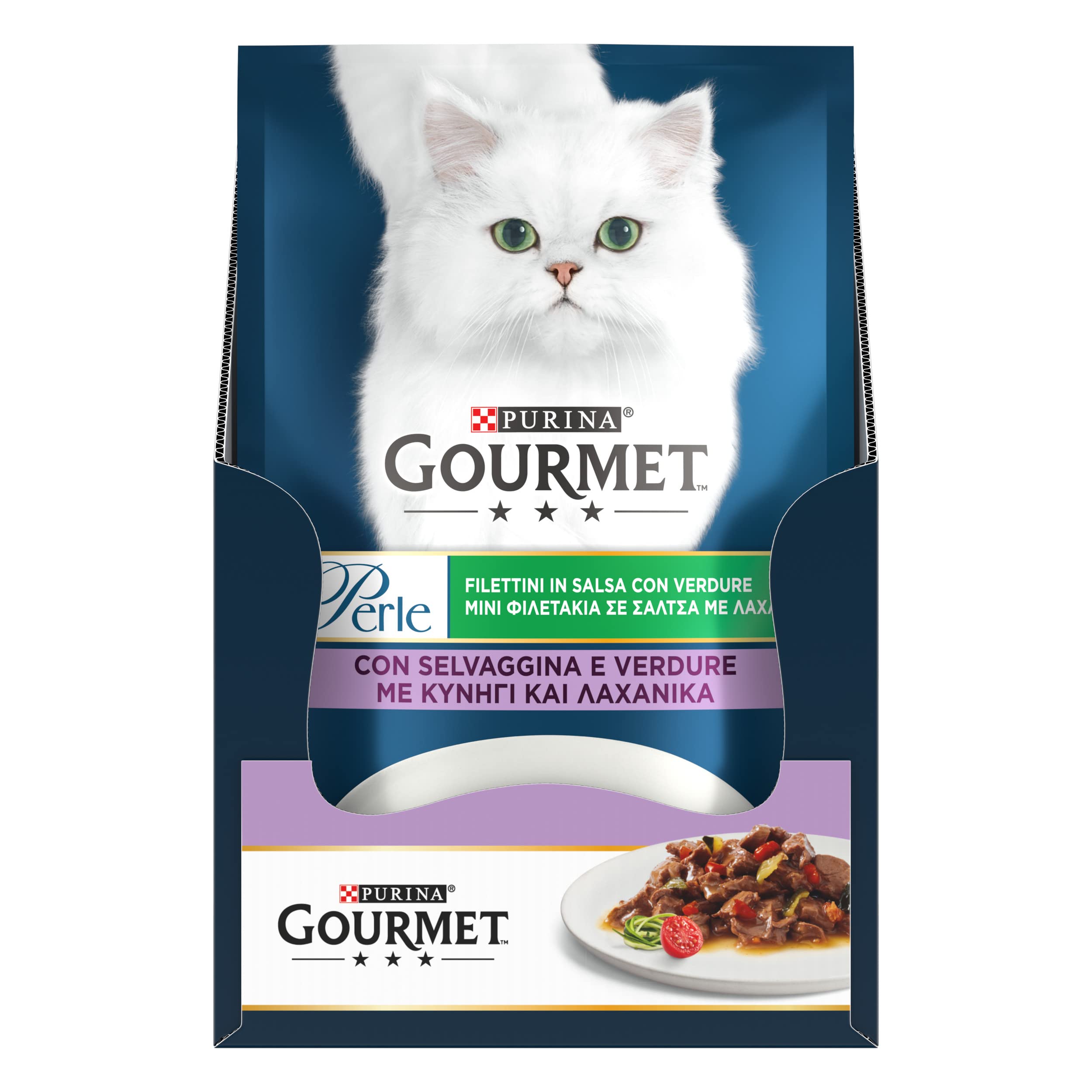 Gourmet Perle Karma dla Kotów, Dziczyzna/Warzywa, 26 x 85 g