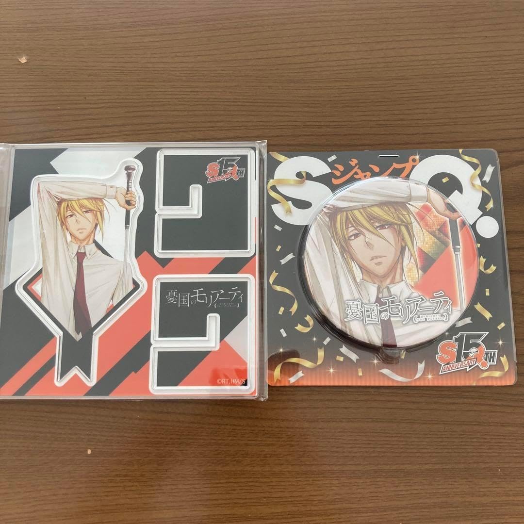 憂国のモリアーティ アクリルアートボード 缶バッチ おまけ付き 憂国の